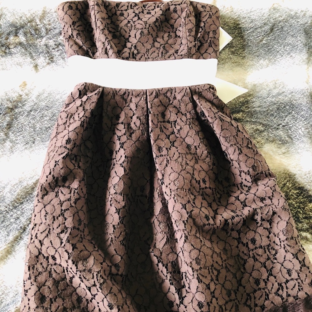Beautiful brown lace dress!